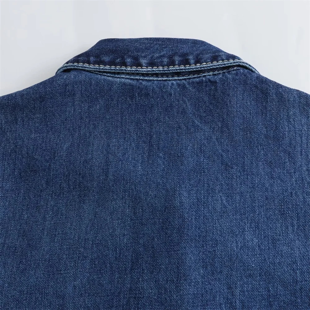 Kar Otza 2024 Summer Womens Fashion Edition Denim Loose and Comfortable Casual Windbreaker Jacket 250318