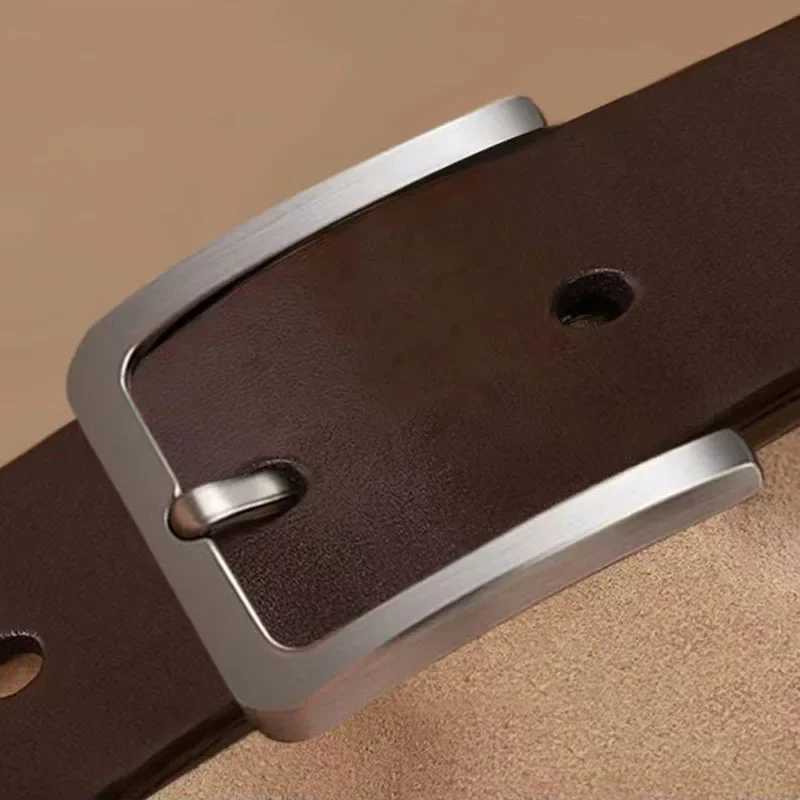 Mens Belt Business Luxury Designer Brand PU Leather Belt Jeans Pin Adjustable Alloy Buckle Waist Belt 105 120 125cm W250326