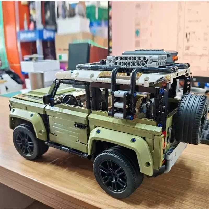 2573 pieces of new technology off-road Defender sports car building block set MOC car toy building blocksXJ250326