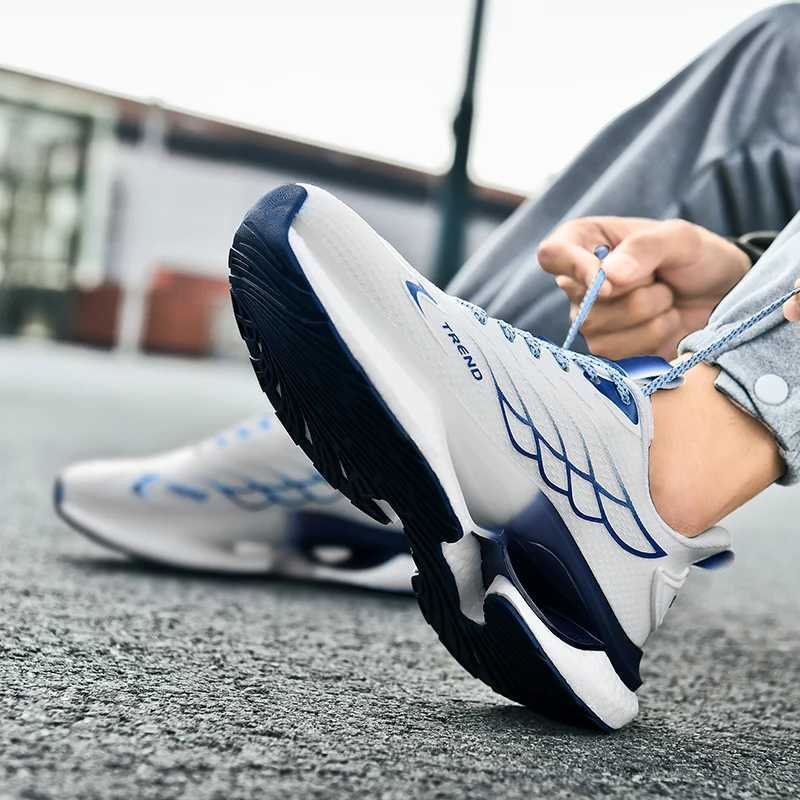 Mens Shoes Sport Running Shoes Sneakers for Men Cfortable Athletic Training Footwear Mesh Black Walking Shoes Big Size 44 45C250325