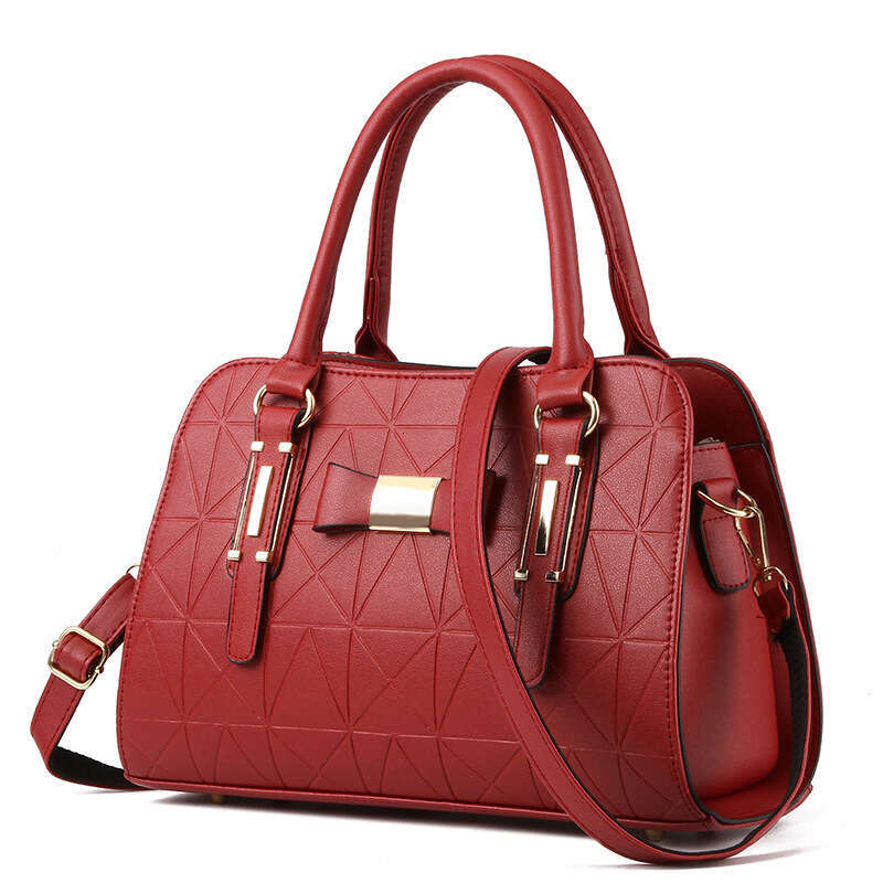 Butterfly Knot Women's 2025 New Fashionable Embossed Handheld Large Capacity Shoulder Bag