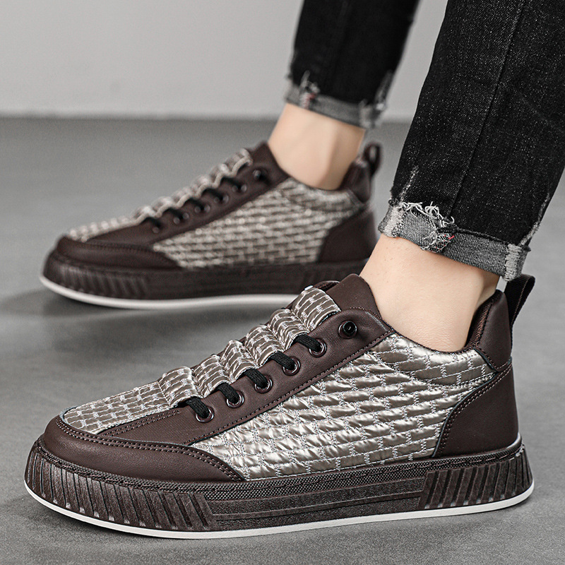 Designer Shoes Pure Black Single Foot Low Cut Men's Board Shoes Personalized Street Fashion Casual Shoes Black Outdoor Men's Sports Shoes