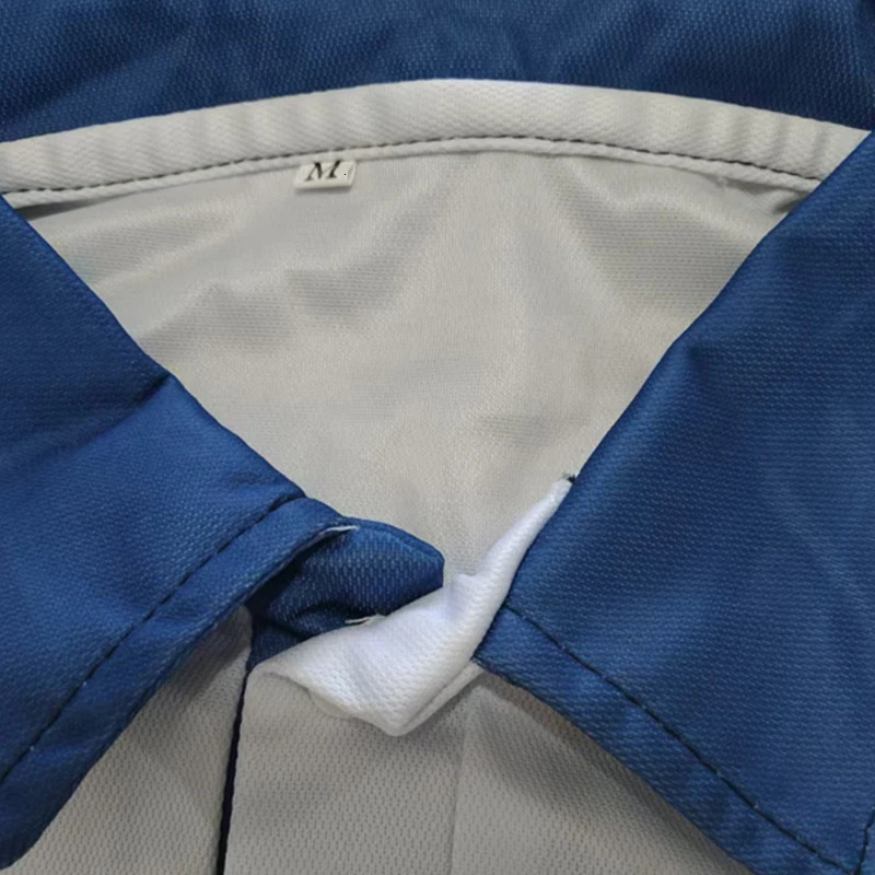 Spring and Autumn mens long sleeved business casual golf polo shirt sports solid color large pocket top 250326
