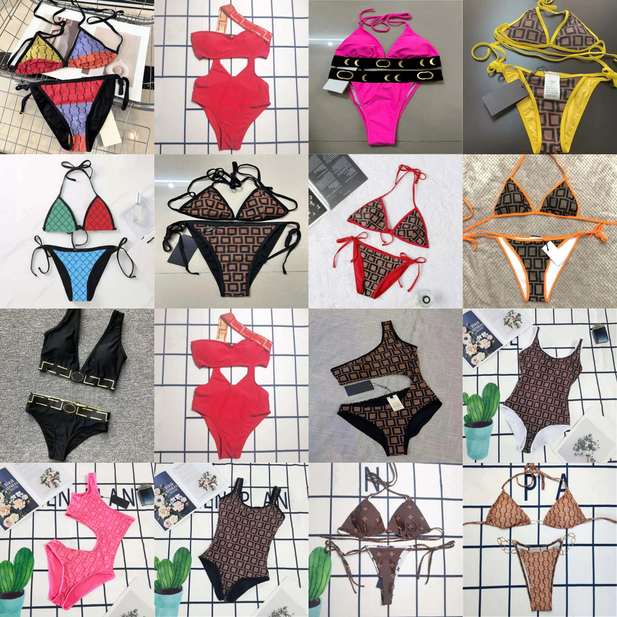 Designer Swimsuit Femmes Maillot de Bain Swim Monokini Femme Classic Plus taille One Piece Fashion Halter Swwear Beach Backless Bikini Sexy Sexy