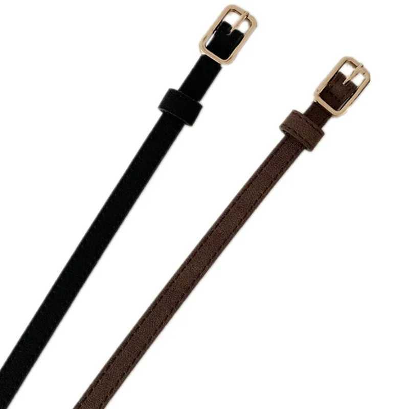 2023 Retro Small Belt Womens Black Simple Womens Pants Belt Decoration Womens Dress Set Jeans Belt W250326