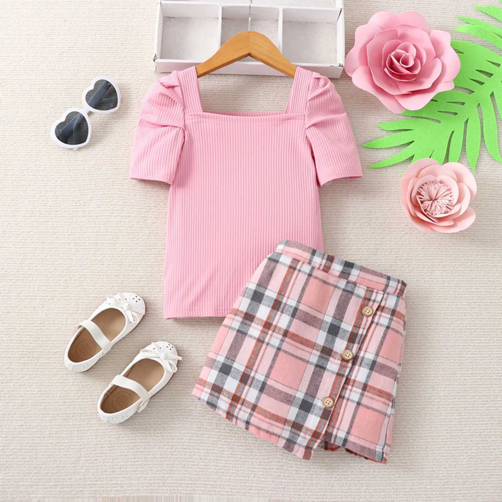 Baby Clothing Baby Girls Children Girls Summer Solid Color T-shirt Top Smooth Skiing Childrens Clothing Legs 14 16 W250326