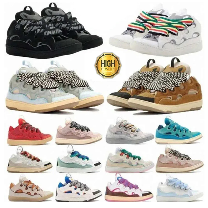 Men Women Luxury Shoes Curb Sneakers Designer Running Shoes Extraordinary Womens Sneaker Calfskin Nappa Platform Mens Sports Trainers