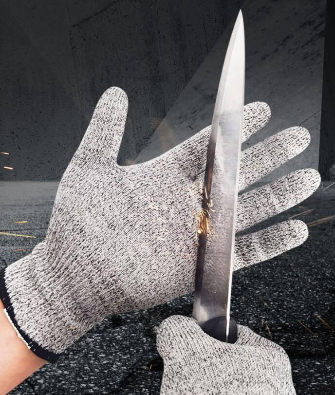 HPPE Cut Resistant Nitrile Coating Hand Gloves Anti-slip for Kitchen Mittens Level 5 Anti-cutting Safety Gloves for Work
