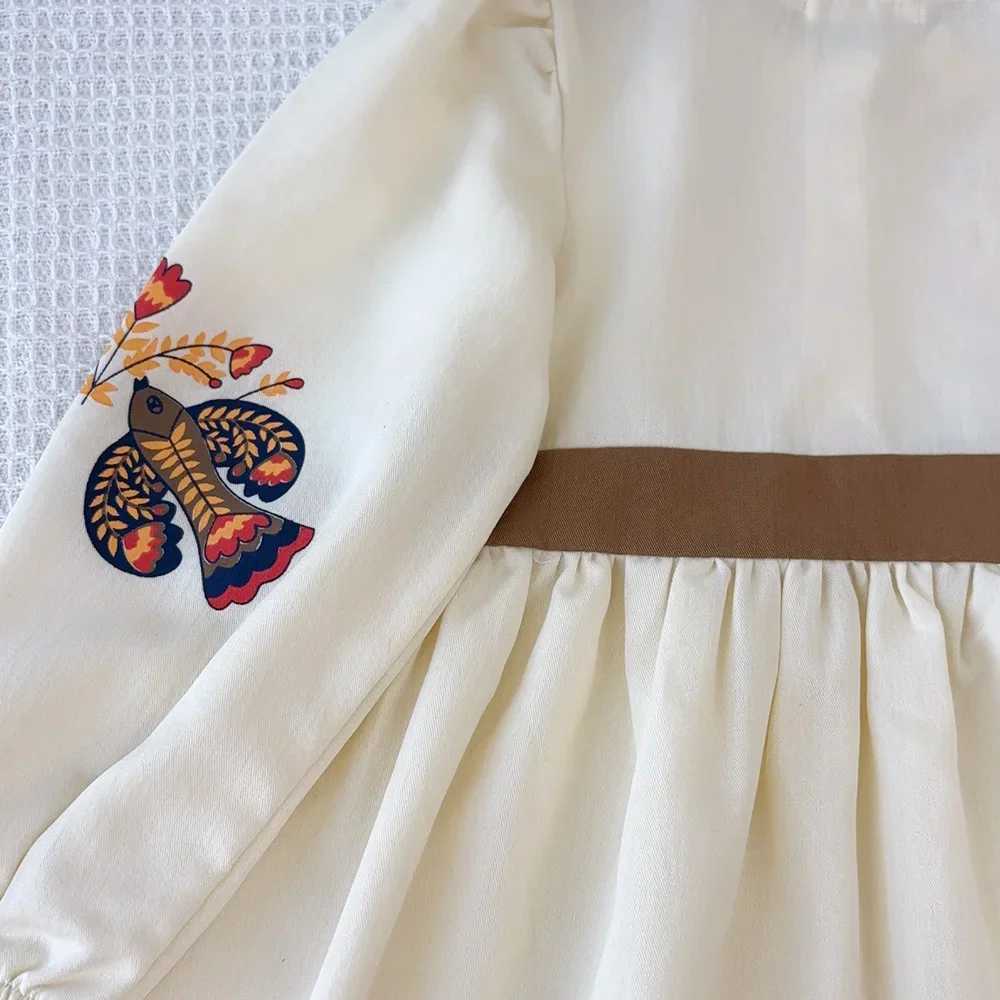 Bear Leader 3-7 Year Old Childrens Clothing Spring and Autumn Fashion Childrens Clothing Printed Long Sleeve Dress for Girls Casual Dress W250326