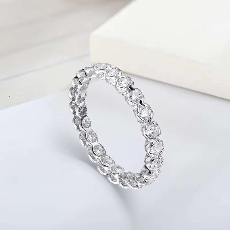 Handmade 925 Sterling Silver Rings for Women Custom Jewelry with Diamond 5Ct Moissanite Wedding Engagement Promise Fine Jewelry