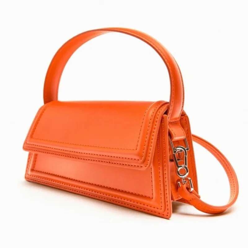 New Fashion Sg Shoulder Bag Trend PU Leather Messenger Handbags Solid Color Leisure Stylish Crossbody Bags For Women Girls