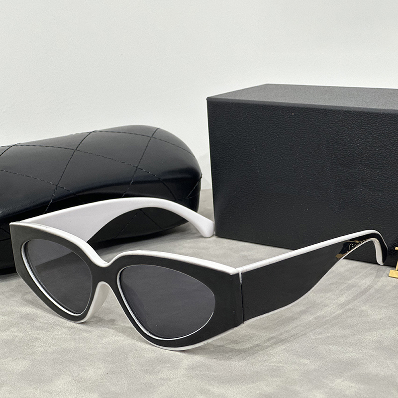 Rectangle designer Oval Sunglasses for Men Summer Shades Polarized Eyeglasses Black Vintage Oversized Sun Glasses of Women Male Sunglass with Box