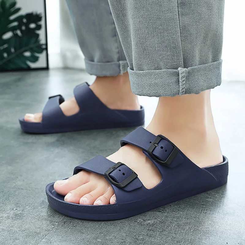 Brand womens slippers soft sandals womens beach casual shoes EVA slippers original mens flip cover 2023 summer mens sandalsXJ250326