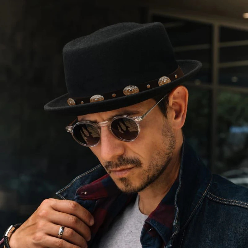 Womens Pork Pie Hat Fedora Hat Trilby Sunhat Classic Retro Jazz Party Outdoor Travel Street Style Size US 7 1/4 UK L 250325