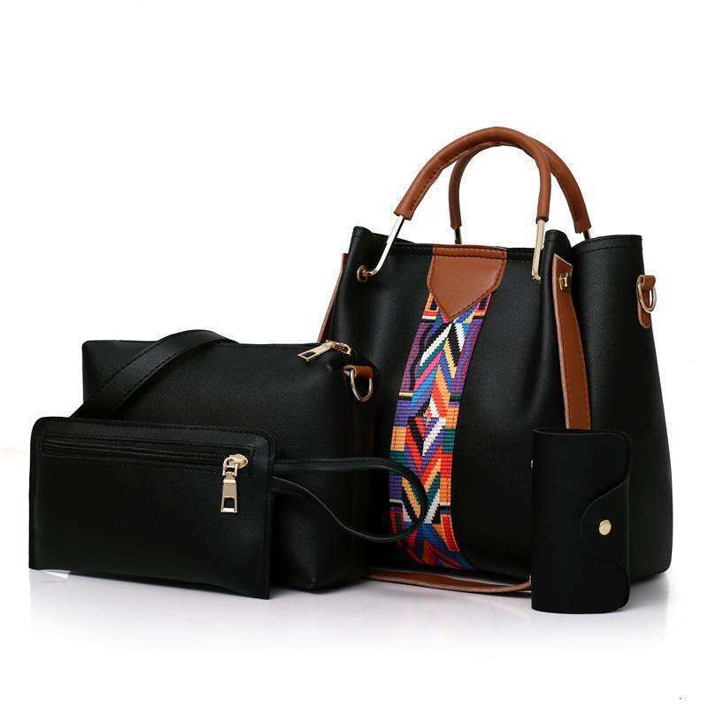 2024 New Fashion Multi Women's Handheld One Shoulder Crossbody Mother Bag Three piece Set