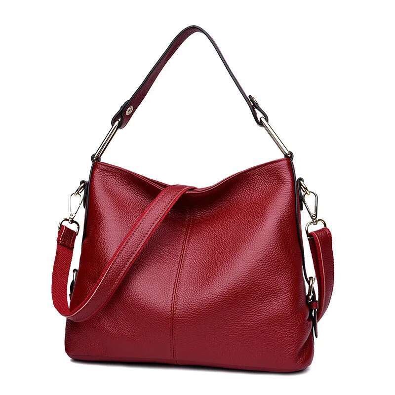 2025New South Korea Fashion Genuine Leather Light Trendy Hand-Carrying Cowhide Crossbody Bag bags handbags women