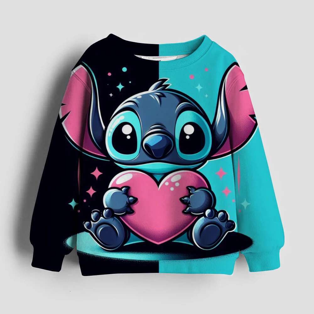Ddmyshoesvip Hoodie Fashion Monster Pocket Pullover Cute Hoodies Girls Child Sweatshirt Cartoon Top