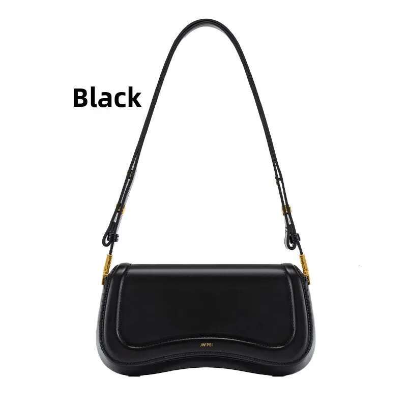 New Pudding Bag, Niche Shoulder Women's Bag, Black Armpit Commuting Bag