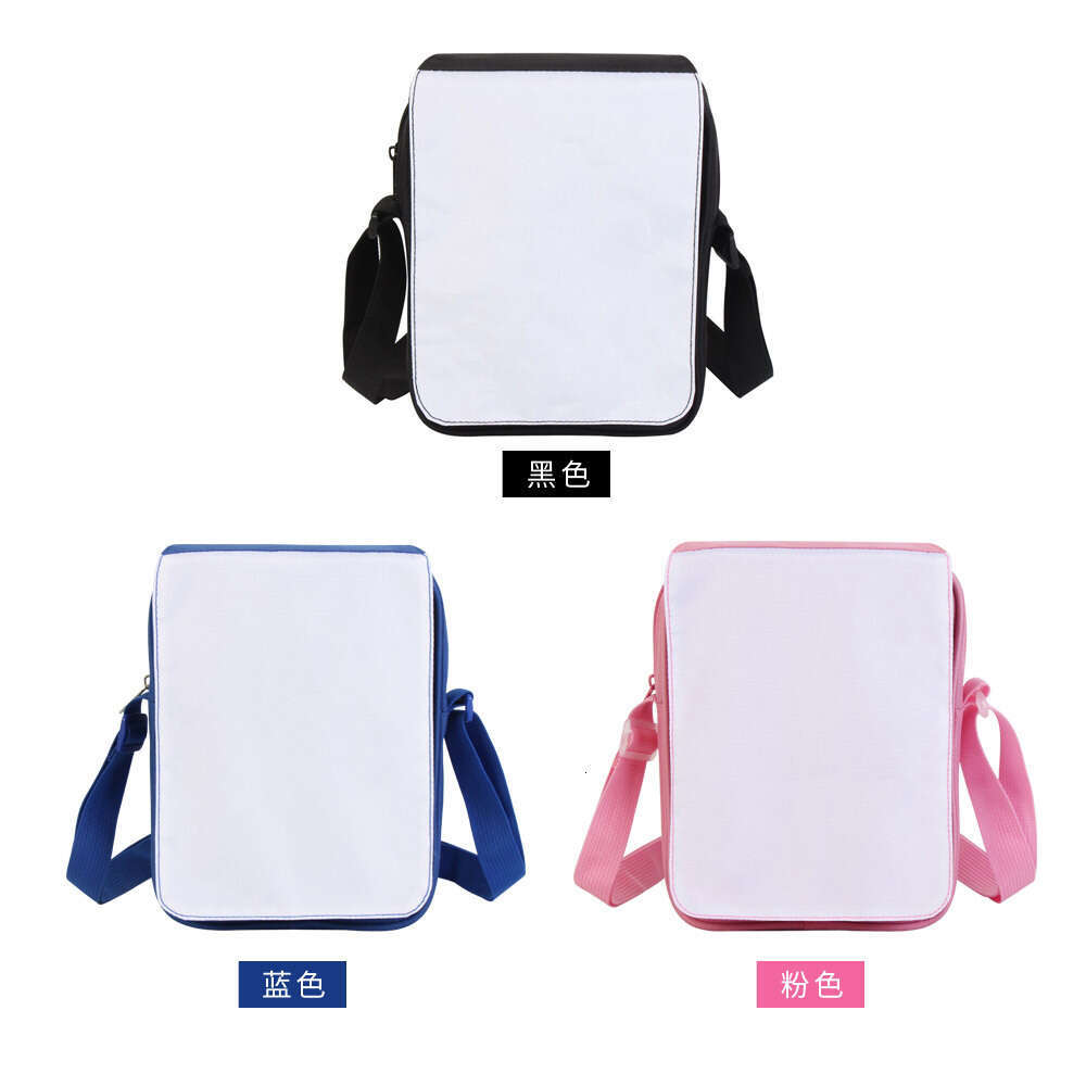 2022 new sublimation crossbody women's polyester cartoon student single shoulder DIY printed small bag