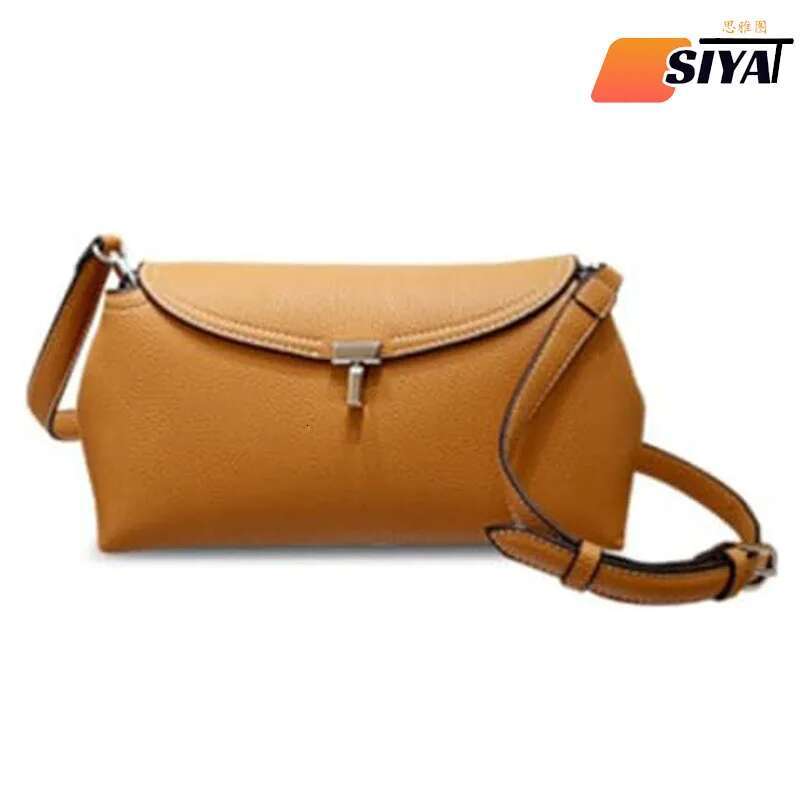 High End T-Shaped Buckle Single Shoulder Crossbody Fashionable And Versatile Commuting Bag, Armpit Hand-Held Bucket Bag