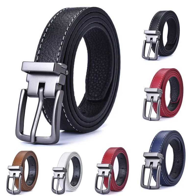 New fashionable childrens belt design with alloy pin buckle for boys and girls childrens casual belt jeans adjustable mens belt W250326