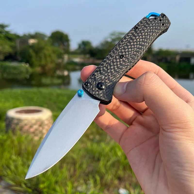 BM Bugout 535 EDC Blade CPM-S90V Steel Blade Outdoor Tactical Hunting Military Camping Practical EDC Pocket Folding KnifeXJ250326
