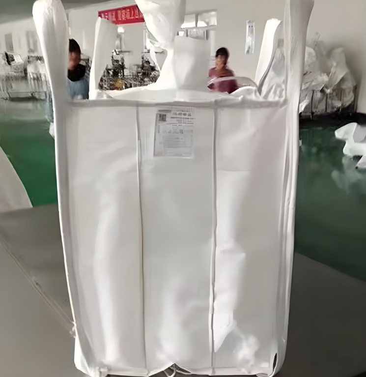 Reinforced White Tonne Bags with Four Rings - Ideal for Large Quantity Packaging