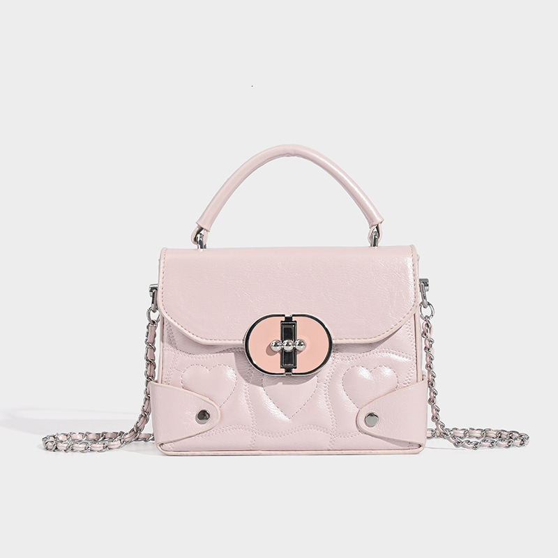Niche New Handbag Women 2024 Classic Diamond Lattice Chain Bag Women Simple Commuter Box Satchel