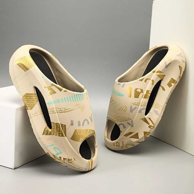 New summer mens slippers Fi N-Slip ultra soft EVA beach couple Cocut shoes thick sole outdoor wear sports sandalsXJ250326