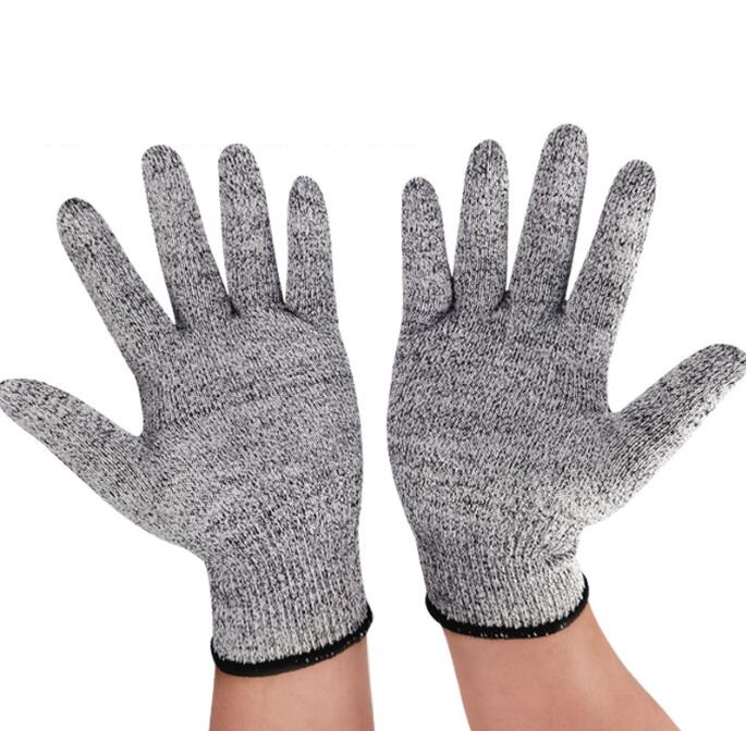 HPPE Cut Resistant Nitrile Coating Hand Gloves Anti-slip for Kitchen Mittens Level 5 Anti-cutting Safety Gloves for Work
