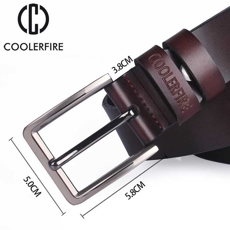 Cowhide genuine mens belt brand mens pin buckle jeans denim mens belt luxury designer high-quality leather belt W250326