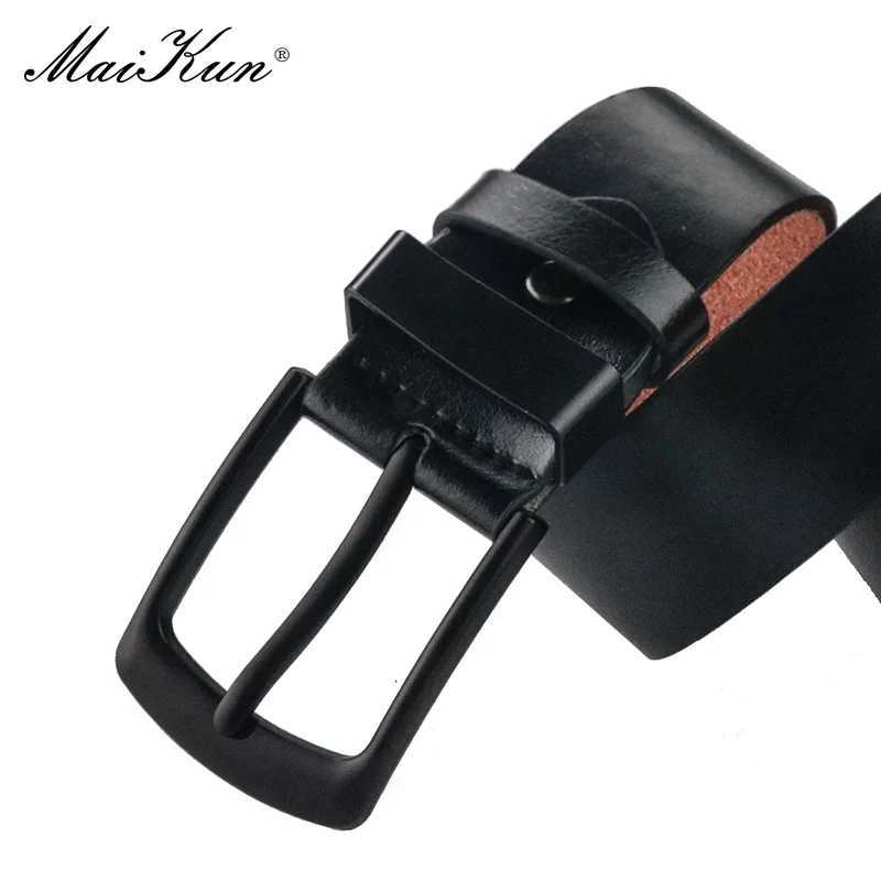 Maikun Fashion Mens Business Belt Casual Large Mens Luxury Designer PU Leather Belt W250326