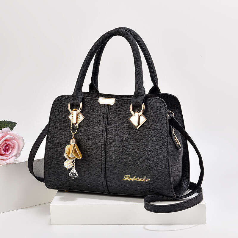 Western style hand-held mother bag, ladies' high-end feeling, 2025 trendy and versatile, single shoulder crossbody fashion, large capacity