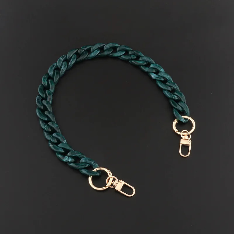 Bag Strap Chain Hand Colored Acrylic Chain Short Chain Bag Strap Handbag Chain Can Be Single Shoulder Crossbody Shoulder Strap 250324