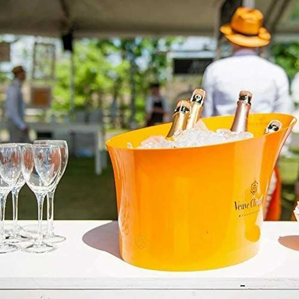 XL New Orange Acrylic Champagne Bucket Glass Acrylic Elegant Sake Glass X250326