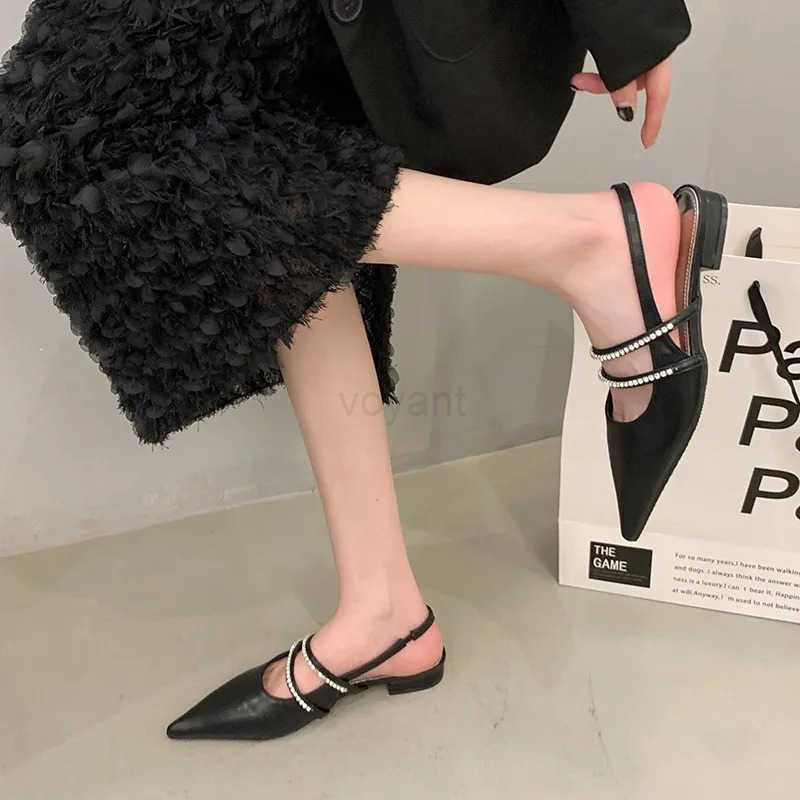 Wens Shoes DDiamond Sandals Summer Square High-heeled Shoes Pointed Stiletto Sexy Nightclub Shoes Z250326