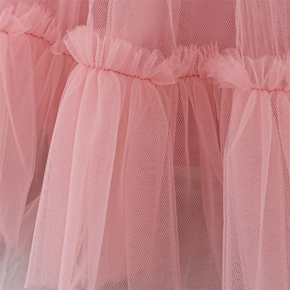 2pcs Lace Big Bow Party Tutu Dress For Baby Girls Fluffy Birthday Gown Princess Clothes Infant Summer Holiday Dresses Flash Wear 250325