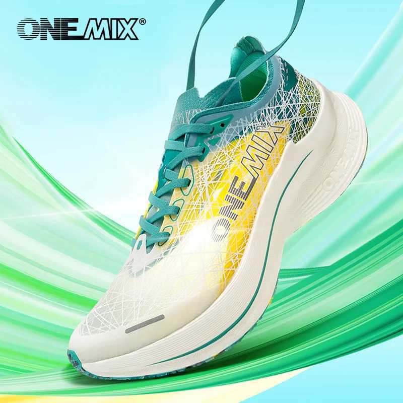 ONEMIX 2025 New Carbon Plate Marathon Running Shoe Pro Tests Stable port For Shock-absorbing tralight Bounce SneakersC250325