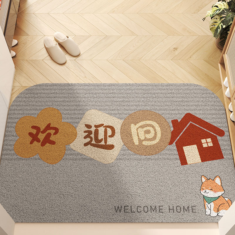 Modern Entrance Doormat with Strong Wire Loops Perfect for Easy Cleaning and Slip Prevention