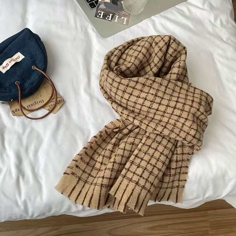 T356 Korean style winter new warm cold couple student shawl scarf versatile neck thickening