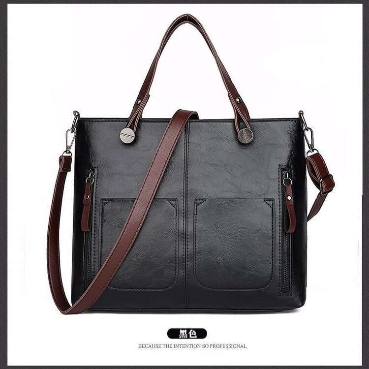 1c PU handbag classic versatile single shoulder crossbody large capacity women's bag