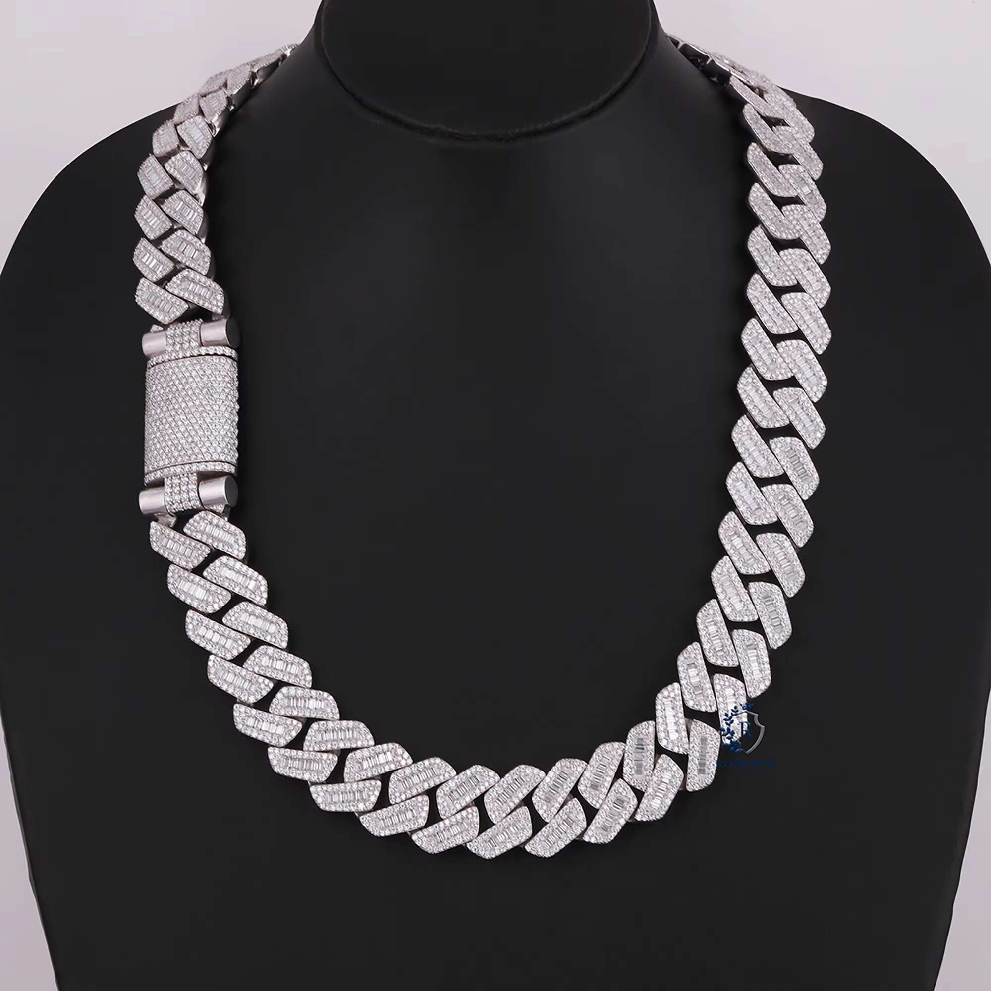 Delivery Fast High Quality Hip Hop Necklace Bracelet Moissanite Diamond Chain Silver Iced Out VVS Moissanite Cuban Link Chain