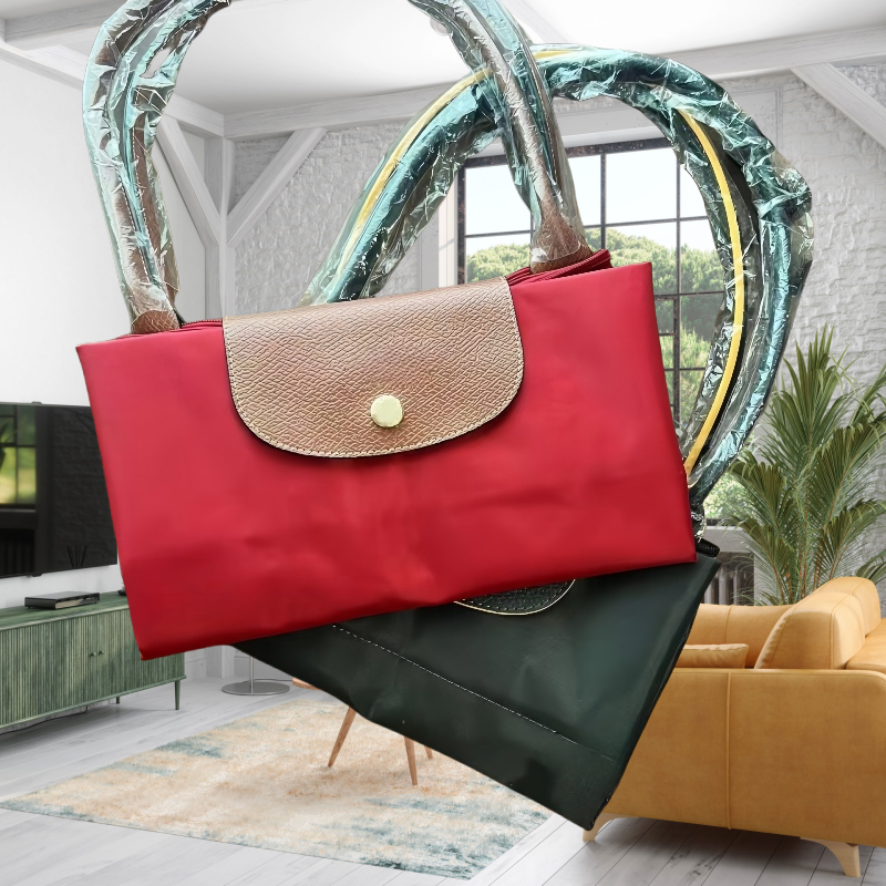 Nylon Shopping Oxford Cloth One Shoulder Foldable Storage Waterproof Beach Dumpling Bag Handbag 2025 Classic Ladies Bags
