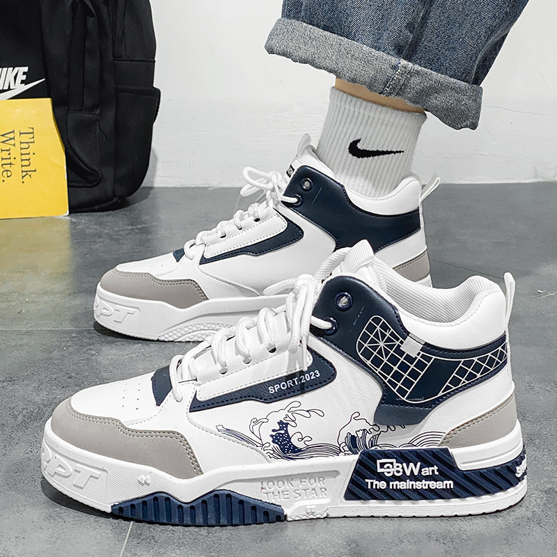 2025S New Trend Designer China Chic Men S Breathable Small Versatile Elevated Small White Board Shoes Autumn Leisure Sports High Fashion Shoes