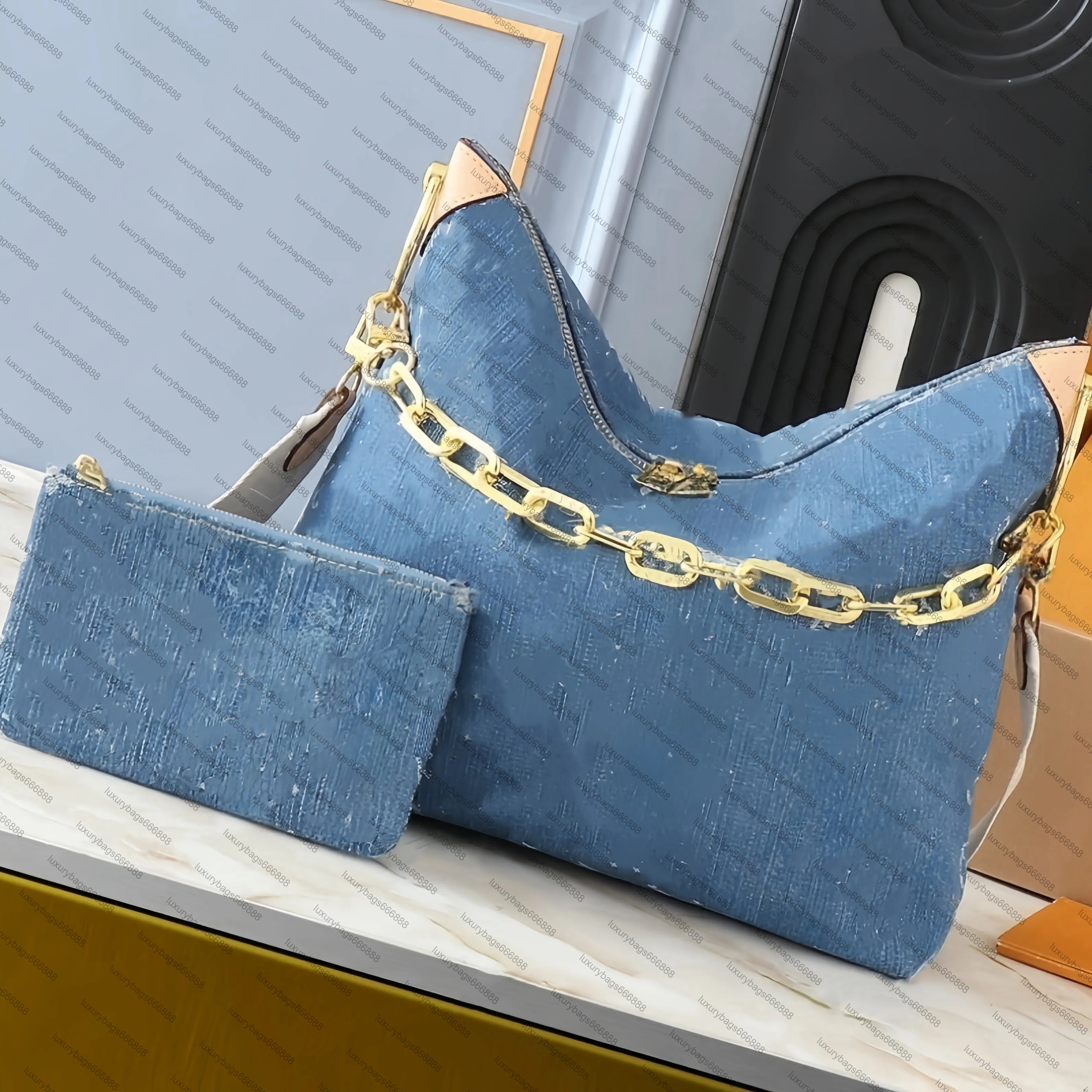 Ladies Fashion Casual Designe Coussin Hobo MM Shoulder Crossbody Totes Handbag Bag Top Quality M12068 M12071 M12072 Purse Pouch