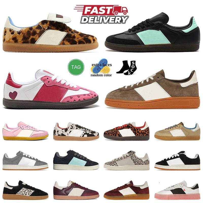 Bad Bunny Leopard Print Cow Casual Shoes Green Silver Women Loafers Sports Designer Trainers Core Black Gum Outdoor Wonder Maroon Navy Pink Velvet Sneakers Dhgate