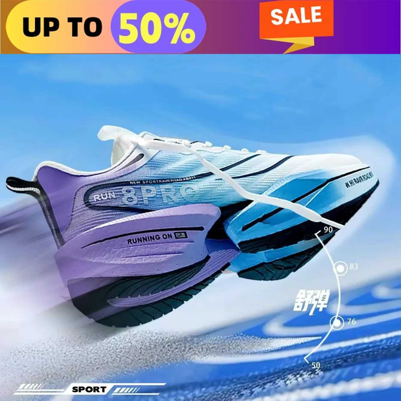 Running Shoes Carbon Plate Marathon Men Sport Tenis Breathable Wens Cfortable Athletic Nonskid Casual Sneakers Air CushionC250325