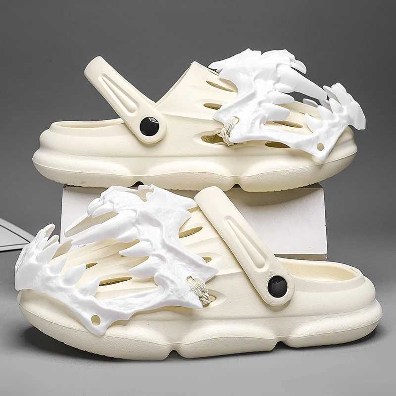 N slider family slider womens slider cloud Y2K indoor summer soft sandals skull flip mens Dem thick tabletXJ250326