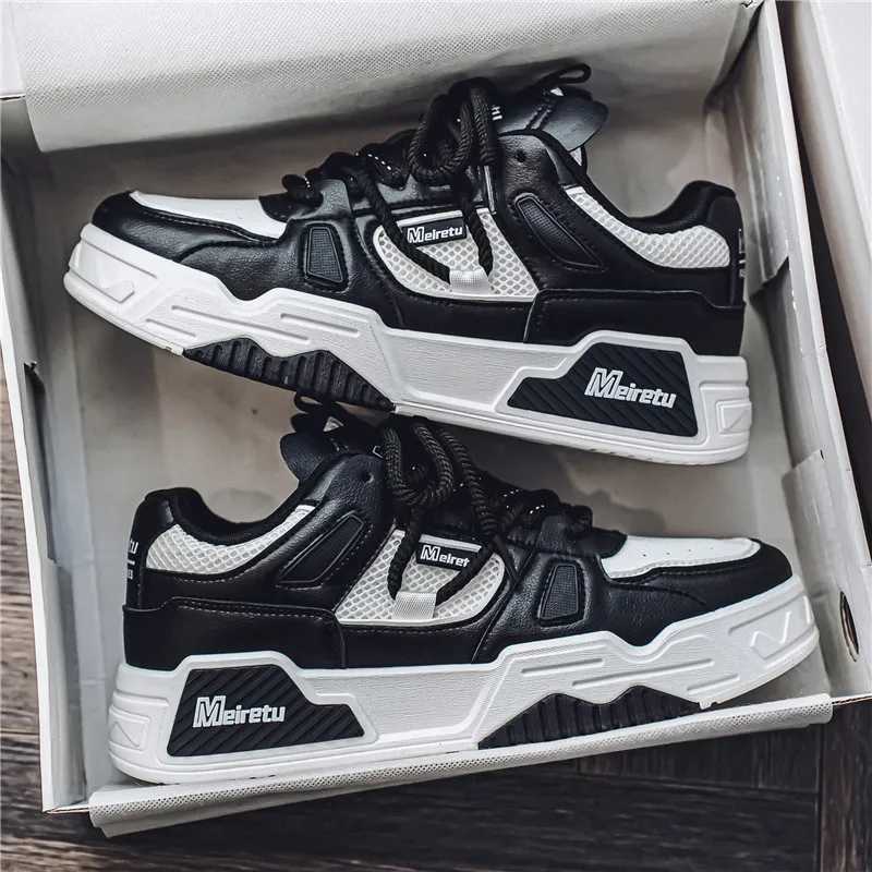 Mens shoes casual sports shoes summer outdoor sports running platform fashionable designer luxury skateboarding tennis shoes leather Y250325