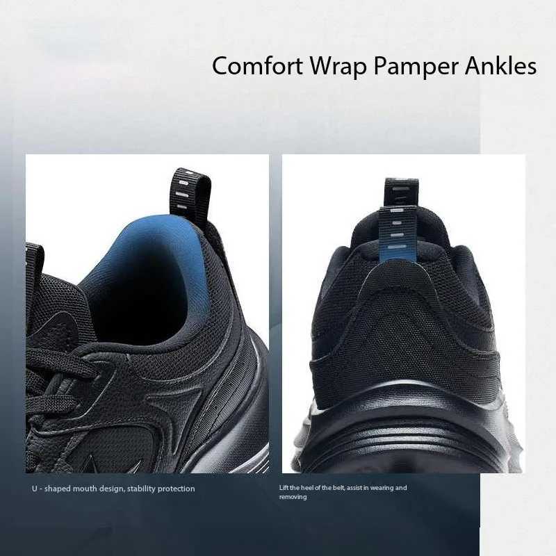 Xtep Running Shoes M Soft Lightweight Cushioning Wear-Resistant Sneakers Breathable Rebound Sports Shoes For Men 877419110051C250325